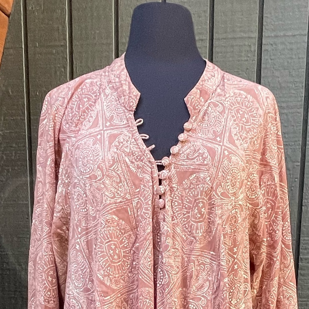 Natalie Martín: Fiona Maxi Dress, dusty pink handmade size M.